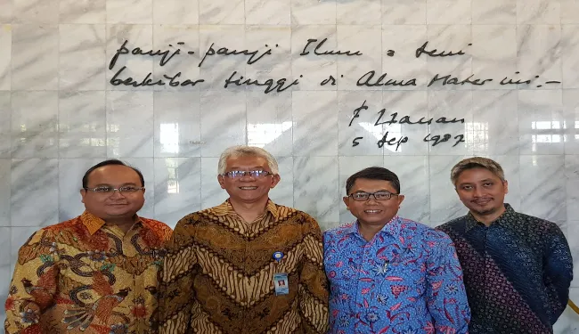 Prof Dr Dedi Priadi was appointed as Vice Rector 3